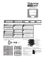 Tokina Cinema 16-28mm Instruction Manual предпросмотр