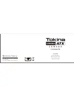 Tokina Cinema ATX Instruction Manual preview