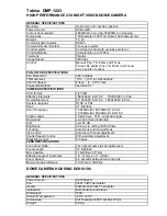 Предварительный просмотр 2 страницы Tokina Speed Dome DMP-1223 Specification Sheet