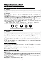 Preview for 2 page of Toku TS-55 Operator'S Instructions/Spare Parts List