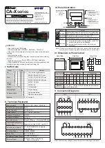 Preview for 1 page of Toky CA-X Series Instruction Manual