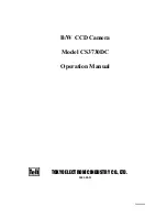 Tokyo Electronic CS3730DC Operation Manual preview