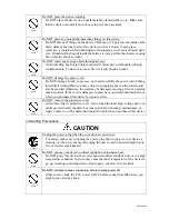 Preview for 4 page of Tokyo Electronic CS3730DC Operation Manual