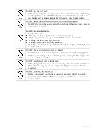 Preview for 5 page of Tokyo Electronic CS3730DC Operation Manual