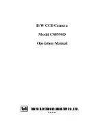 Предварительный просмотр 1 страницы Tokyo Electronic CS8550D Operation Manual