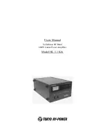 Tokyo Hy-Power HL-1.1KFX User Manual предпросмотр