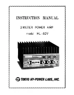 Tokyo Hy-Power HL-82V Instruction Manual preview