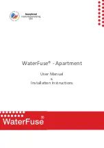 Tollco WaterFuse Apartment User'S Manual & Installation Instructions preview