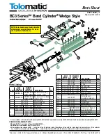 Tolomatic BC3 Series Parts Sheet preview