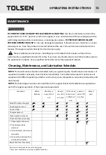 Preview for 15 page of TOLSEN TOOLS 79986 Instruction Manual