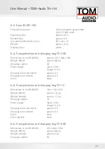 Preview for 37 page of TOM-Audio TG-101 eTour User Manual