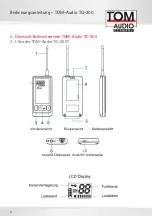 Preview for 6 page of TOM-Audio TG-200 eTour User Manual