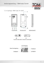 Preview for 7 page of TOM-Audio TG-200 eTour User Manual