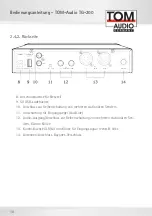 Preview for 10 page of TOM-Audio TG-200 eTour User Manual