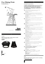 TOM DIXON Fan Dining Chair FAD01 Assembly Instructions preview