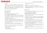 Предварительный просмотр 15 страницы tomado 1705.084 Instruction Manual