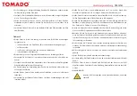 Предварительный просмотр 22 страницы tomado 1705.084 Instruction Manual