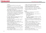 Предварительный просмотр 4 страницы tomado 1705.122 Instruction Manual