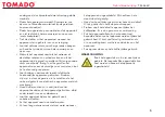 Предварительный просмотр 5 страницы tomado 1705.122 Instruction Manual