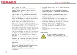 Предварительный просмотр 12 страницы tomado 1705.122 Instruction Manual