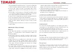 Предварительный просмотр 20 страницы tomado 1705.293 Instruction Manual