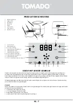 Предварительный просмотр 7 страницы tomado TAF3202B Instruction Manual