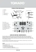 Предварительный просмотр 24 страницы tomado TAF3202B Instruction Manual