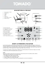 Предварительный просмотр 33 страницы tomado TAF3202B Instruction Manual