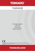 Preview for 48 page of tomado TAF8001B Instruction Manual