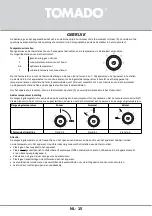 Предварительный просмотр 15 страницы tomado TCR1420S Instruction Manual