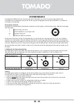 Предварительный просмотр 35 страницы tomado TCR1420S Instruction Manual