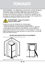 Предварительный просмотр 43 страницы tomado TCR1420S Instruction Manual