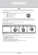 Предварительный просмотр 55 страницы tomado TCR1420S Instruction Manual