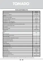 Предварительный просмотр 59 страницы tomado TCR1420S Instruction Manual