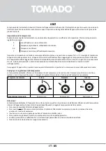 Предварительный просмотр 65 страницы tomado TCR1420S Instruction Manual