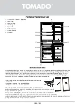 Предварительный просмотр 74 страницы tomado TCR1420S Instruction Manual