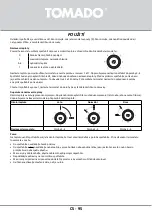 Предварительный просмотр 95 страницы tomado TCR1420S Instruction Manual