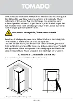 Preview for 33 page of tomado TCR1420W Instruction Manual