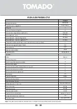 Preview for 59 page of tomado TCR1420W Instruction Manual