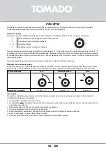 Preview for 105 page of tomado TCR1420W Instruction Manual