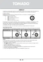 Предварительный просмотр 15 страницы tomado TCR1800B Instruction Manual