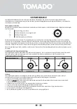 Предварительный просмотр 35 страницы tomado TCR1800B Instruction Manual