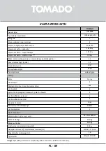 Предварительный просмотр 89 страницы tomado TCR1800B Instruction Manual