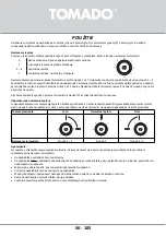 Preview for 105 page of tomado TCR1800W Instruction Manual