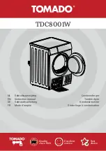 Preview for 1 page of tomado TDC8001W Instruction Manual