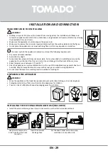 Preview for 29 page of tomado TDC8001W Instruction Manual