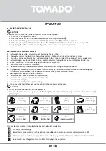 Preview for 31 page of tomado TDC8001W Instruction Manual