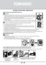 Preview for 48 page of tomado TDC8001W Instruction Manual