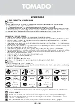 Preview for 50 page of tomado TDC8001W Instruction Manual