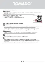 Preview for 68 page of tomado TDC8001W Instruction Manual